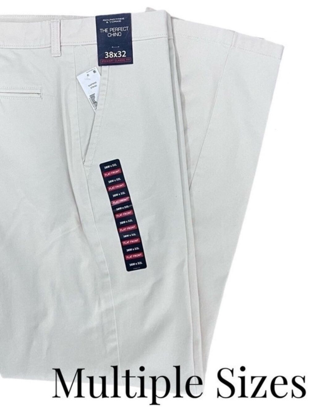 NWT Men’s Classic Chinos by Roundtree & Yorke